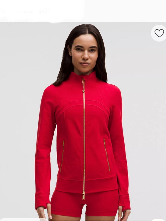 lululemon athletica Jackets & Blazers - Lululemon Define Oxford Red Luon Track Jacket size 10